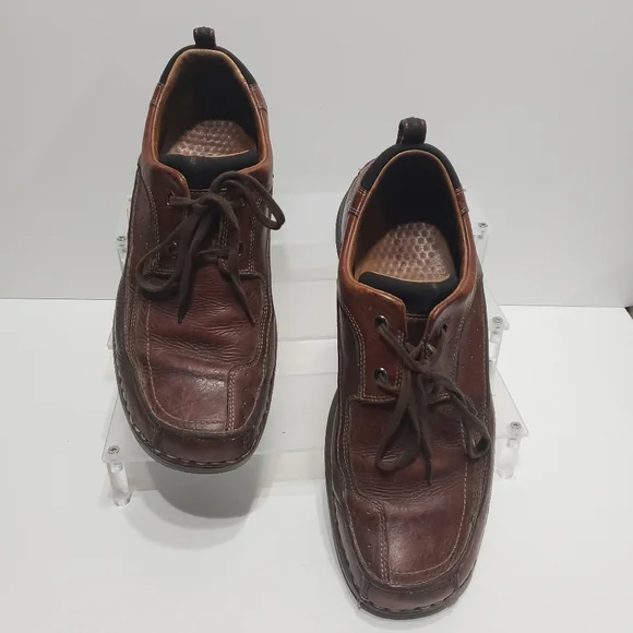 Clarks Men's Brown Leather Loafer Shoes
